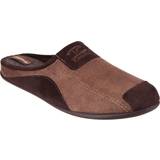 Faux Leather Slippers Cotswold Westwell - Brown