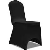 Black Loose Chair Covers vidaXL 274766 100-pack Loose Chair Cover Black