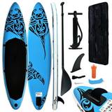 Pointed Front SUP Sets vidaXL Inflatable SUP Surfboard Set 144.1"