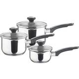 Cookware Sets Prestige Cook & Strain Induction Cookware Set with lid 3 Parts