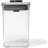 OXO Kitchen Accessories OXO Good Grips Steel Pop Small Square Short Kitchen Container 1L