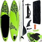 Pointed Front SUP Sets vidaXL Inflatable SUP Surfboard Set 305cm