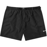 Nike Swimwear Nike Belted Packable 5" Shorts - Black