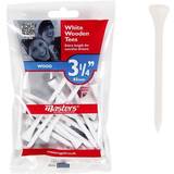 White Golf Accessories Masters Wood Tees 3 1/4 15-pack