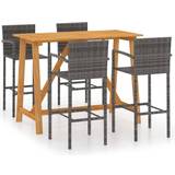 vidaXL 3067970 Outdoor Bar Set, 1 Table incl. 4 Chairs
