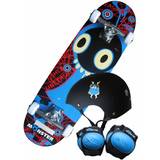Blue Complete Skateboards Charles Bentley Monster Skateboard Set 28"