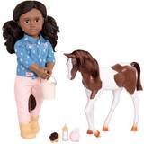 Fashion Doll Accessories - Horses Dolls & Doll Houses Our Generation Daveen & Horse Foal