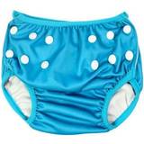 Press-Studs Swim Diapers Children's Clothing Splash About Size Adjustable Under Nappy - Blue