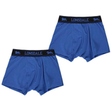 Boys Boxer Shorts Lonsdale Junior Boy's Trunk 2-pack - Blue