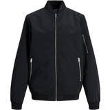 Bomber jackets - Zipper Jack & Jones Junior Boy's Bomber Jacket - Black