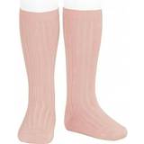 6-9M Socks Condor Basic Rib Knee High Socks - Old Rose (20162_000_544)