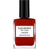 Red Nail Polishes Nailberry L'Oxygene Oxygenated Harmony 15ml
