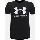 Cotton Tops Under Armour Boy's UA Sportstyle Logo Short Sleeve - Black (1363282-001)