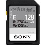 Sony 128 GB Memory Cards Sony SF-E SDXC Class 10 UHS-II U3 V60 270/120MB/s 128GB