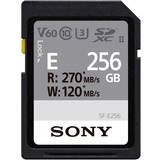 Sony 256 GB Memory Cards Sony SF-E SDXC Class 10 UHS-II U3 V60 270/120MB/s 256GB