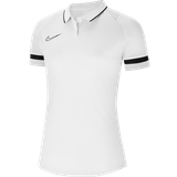 Nike Women Polo Shirts Nike Academy 21 Polo Shirt Women - White/Black/Black