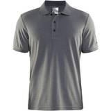 Craft Sportsware Sportswear Garment Polo Shirts Craft Sportsware Pique Classic Polo Shirt Men - Black/Heather Grey