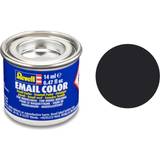 Black Enamel Paint Revell Email Color Tar Black Matt 14ml
