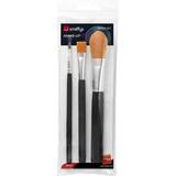 Makeup Accessories Fancy Dress Smiffys Cosmetic Brush Set Pack of 3