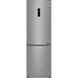 Freestanding Fridge Freezers - Smudge Proof LG GBB71PZDMN Silver, Stainless Steel