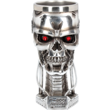 Stemmed Drinking Glasses Nemesis Now T-800 Terminator 2 Head Goblet Drinking Glass