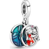 Pandora Disney Lilo & Stitch Family Dangle Charm - Silver/Red/Blue/Pink