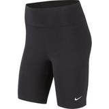 Elastane/Lycra/Spandex Shorts Nike Women's Sportswear Essential Mid Rise 10" Biker Shorts - Black/White