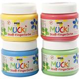 Water Based Finger Paints Mucki Mucki Soft Finger Paint 4-pack
