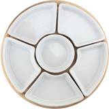 Ceramic Serving Dishes Apollo Housewares Lazy Susan with Dishes Serving Dish 33cm 7pcs