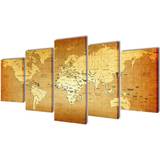 vidaXL World Map Wall Decor 200x100cm