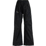 Girls Outerwear Trousers Regatta Kid's Pack It Waterproof Overtrousers - Black (RKW110-800)