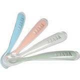 Beaba Baby’s First Foods Silicone Spoons Set 4-pack
