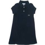 Dresses Children's Clothing Lacoste Girl’s Polo-Style Cotton Dress - Navy Blue (EJ2816-00)