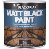 Metal Paint Blackfriar Matt Wood Paint, Metal Paint Black 0.25L
