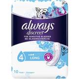 Scented Intimate Hygiene & Menstrual Protections Always Discreet Long 10-pack
