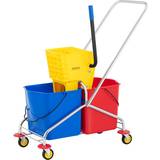Cleaning Trolleys on sale Ulsonix Cleaning Trolley with Wringer 2 Buckets