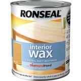 Ronseal Brown - Wood Protection Paint Ronseal Interior Wax Wood Protection Antique Pine 0.75L