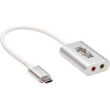 Tripp Lite USB C-2x3.5mm M-F 2.0 0.2m