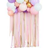 Ginger Ray Decor Pastel Streamer and Balloon Party Backdrop