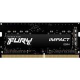 SO-DIMM DDR4 RAM Memory Kingston Fury Impact Black DDR4 2666MHz 8GB (KF426S15IB/8)