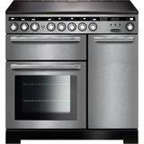 90cm - Stainless Steel Induction Cookers Rangemaster EDL90EISS/C Stainless Steel