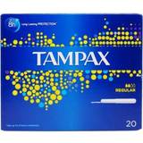 Tampax Intimate Hygiene & Menstrual Protections Tampax Cardboard Tampons Regular 20-pack
