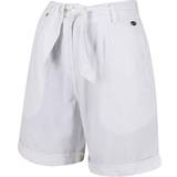 Linen Shorts Regatta Womens Samira Casual Shorts - White
