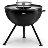 Split BBQs Tower Sphere Fire Pit and BBQ Grill