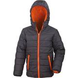 XL Jackets Result Junior/Youth Padded Jacket - Black/Orange (R233J-Y)
