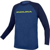 Endura T-shirts Endura Kids One Clan Raglan L/S - Blue (E7129)