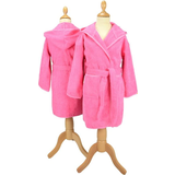 Pocket Night Garments A&R Towels Kid's Hooded Bathrobe - Pink