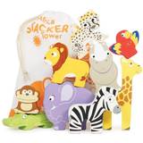 Lions Stacking Toys Le Toy Van Africa Stacker & Cotton Bag