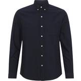 Unisex Shirts Colorful Standard Organic Button Down Shirt Unisex - Navy Blue
