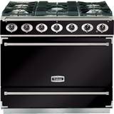 Dual Fuel Ovens Cookers Falcon F900SDFBL Black